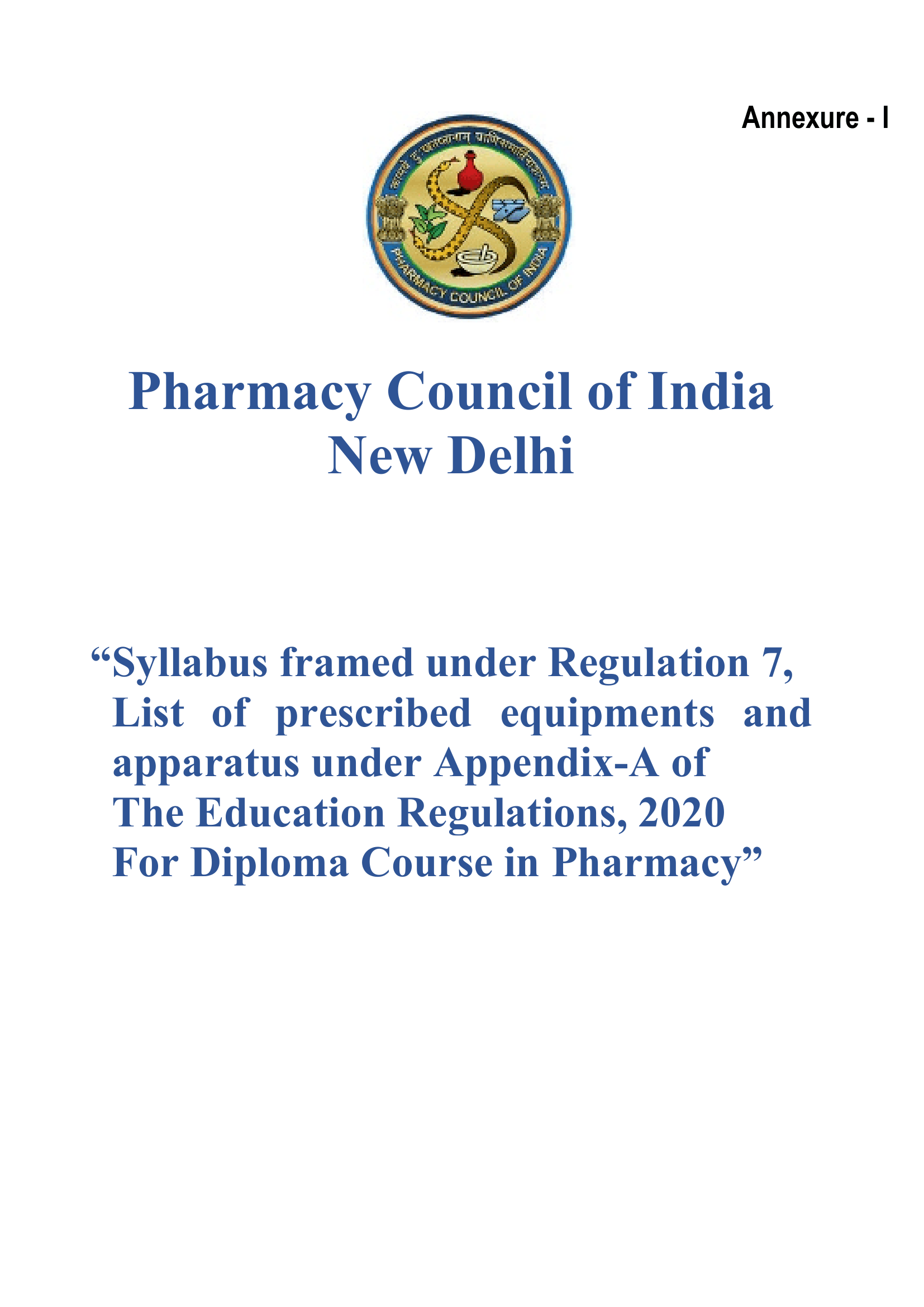 PCI ER-20 syllabus page 41 naming ExPharm for experiments